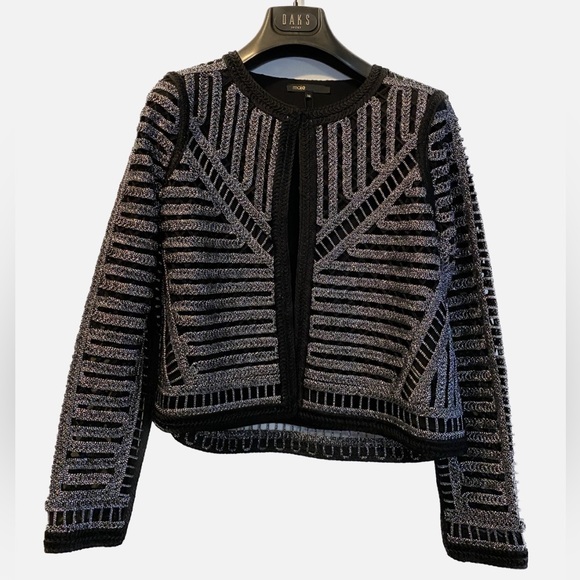MAJE glittery jacket BRAND NEW with tags (matching skirt also available) - Picture 2 of 4
